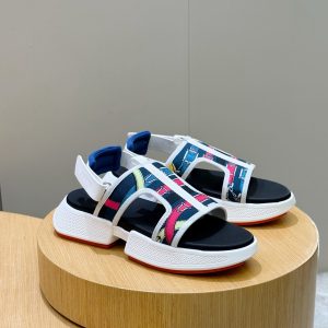 エルメス ゲット サンダル キャンバス マルチカラー shoes006