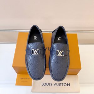 ルイ・ヴィトン アリゾナ ライン ローファー モノグラム・シャドウ ネイビー shoes021