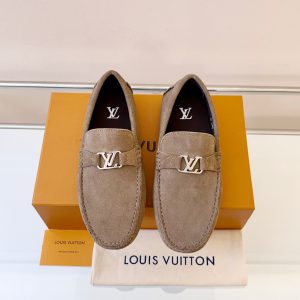 ルイ・ヴィトン アリゾナ ライン ローファー スエード カーキ shoes025