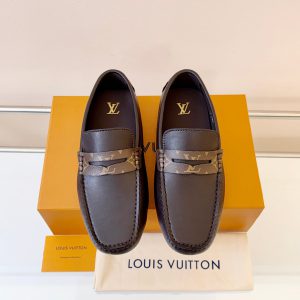ルイ・ヴィトン アリゾナ ライン ローファー モノグラム・エクリプス トリム ブラック shoes026 (复制)