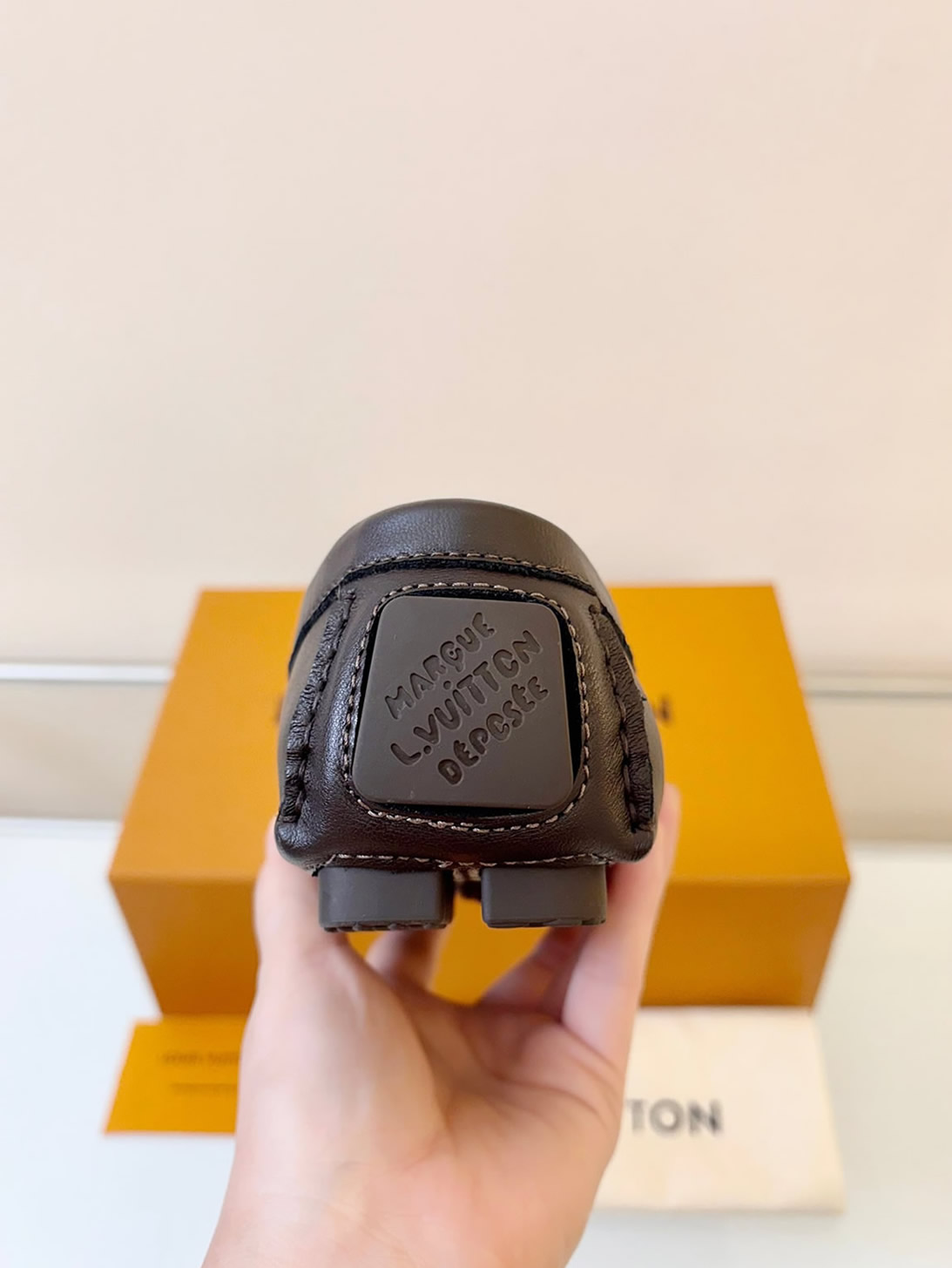 ルイ・ヴィトン アリゾナ ライン ローファー タイガ ブラウン shoes027