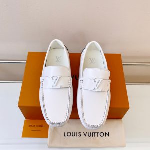 ルイ・ヴィトン アリゾナ ライン ローファー レザー ホワイト shoes032