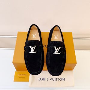 ルイ・ヴィトン アリゾナ ライン ローファー スエード ノワール shoes035