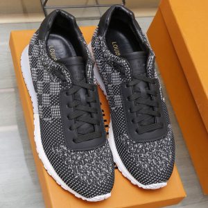 ルイ・ヴィトン ラン 55 ライン スニーカー ダミエ・エベヌ shoes041