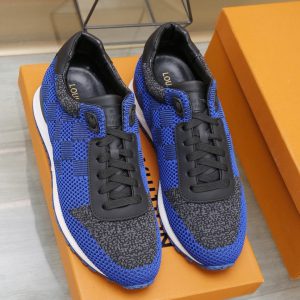 ルイ・ヴィトン ラン 55 ライン スニーカー ダミエ ボルドー shoes048 (复制)