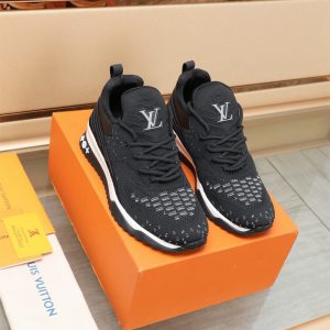 ルイ・ヴィトン run 55 ライン スニーカー モノグラム ブラック shoes063 (复制)