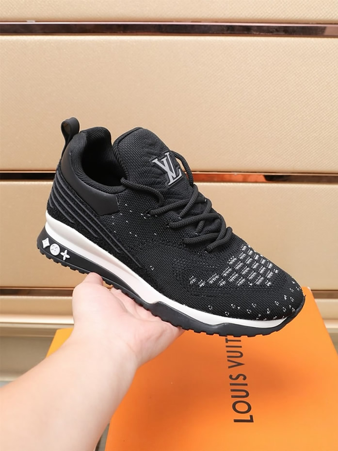ルイ・ヴィトン v.n.r. ライン スニーカー トリプルブラック shoes064