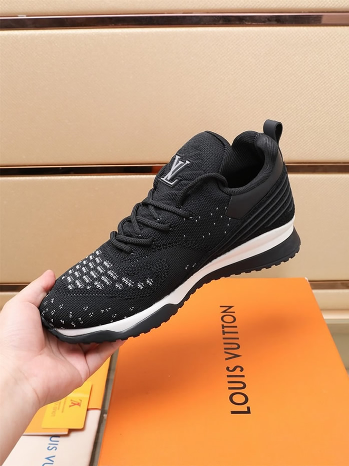ルイ・ヴィトン v.n.r. ライン スニーカー トリプルブラック shoes064