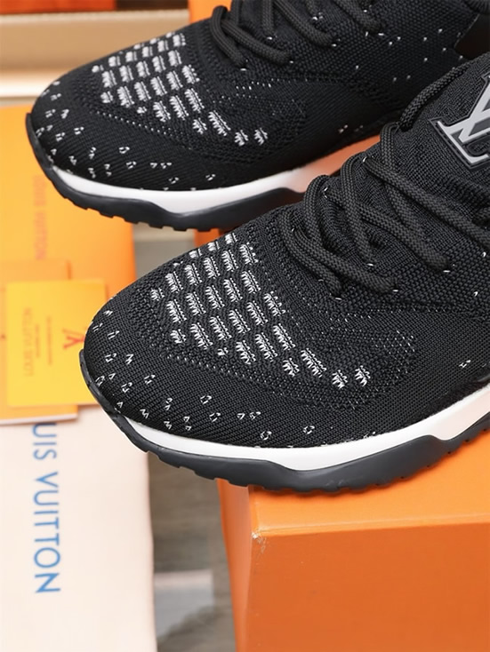 ルイ・ヴィトン v.n.r. ライン スニーカー トリプルブラック shoes064