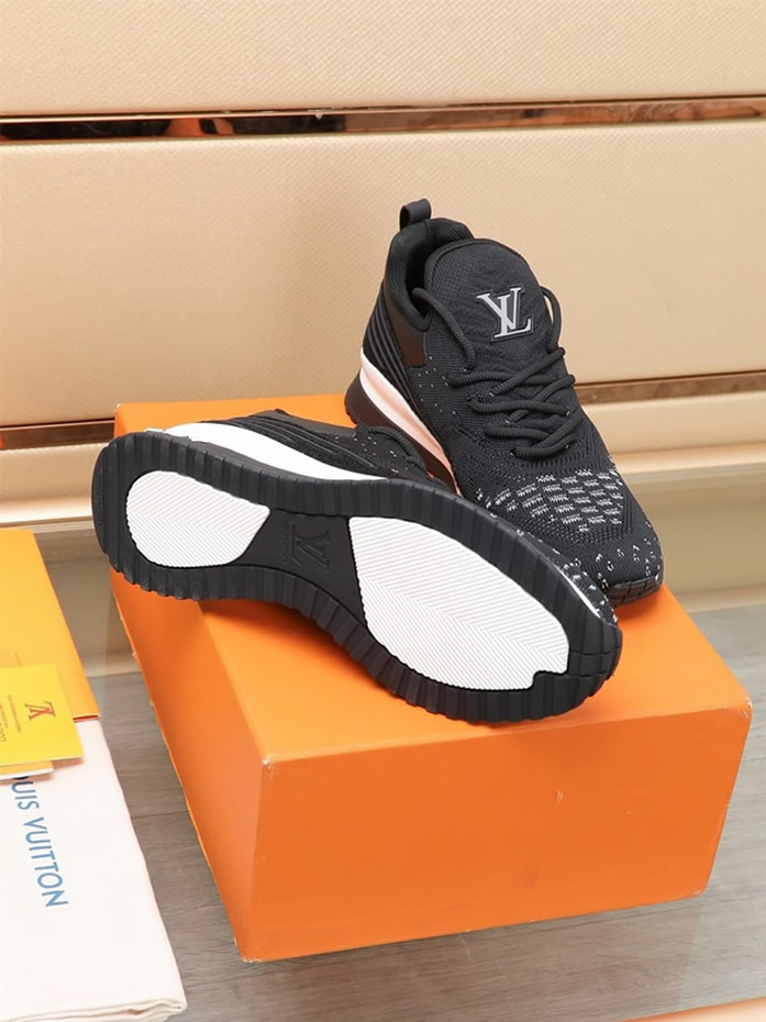 ルイ・ヴィトン v.n.r. ライン スニーカー トリプルブラック shoes064