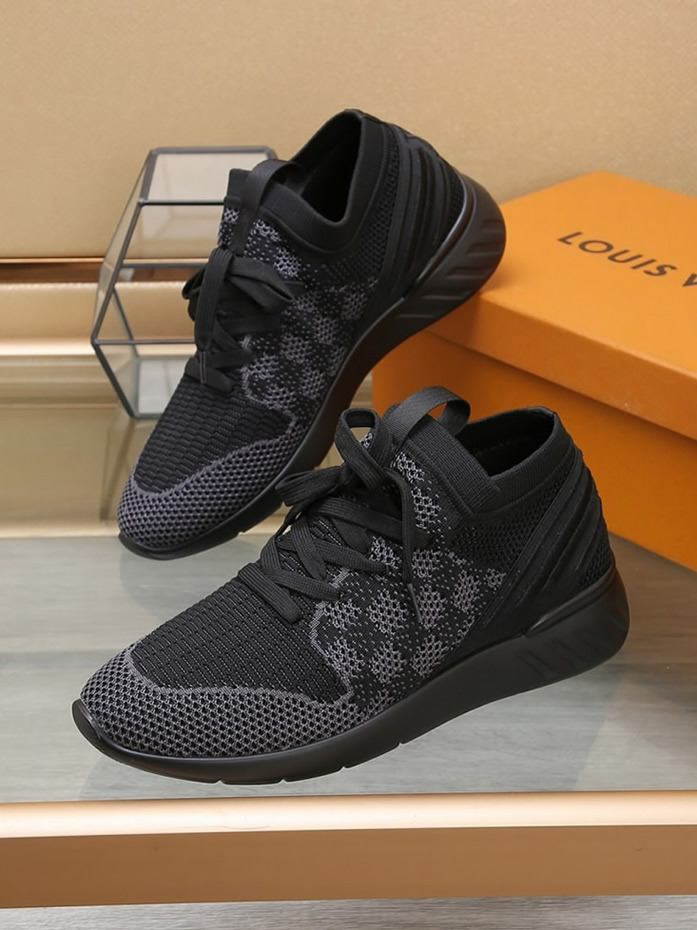 ルイ・ヴィトン v.n.r. ライン スニーカー ダミエ ホワイト shoes066