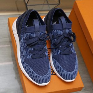 ルイ・ヴィトン v.n.r. ライン スニーカー ダミエ ネイビー shoes070