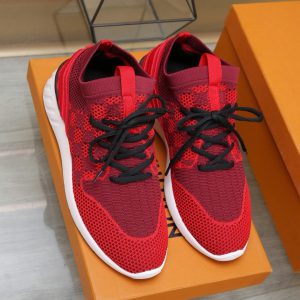 ルイ・ヴィトン v.n.r. ライン スニーカー ダミエ レッド shoes071