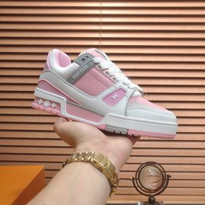 ルイ・ヴィトン lvトレイナー ライン スニーカー ブラウン shoes073 (复制)