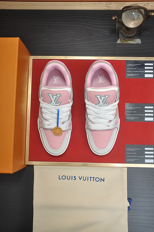 ルイ・ヴィトン lvトレイナー ライン スニーカー ブラウン shoes073 (复制)