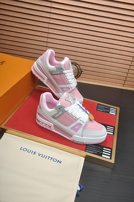 ルイ・ヴィトン lvトレイナー ライン スニーカー ブラウン shoes073 (复制)