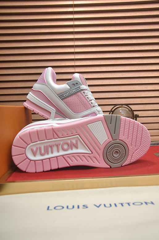 ルイ・ヴィトン lvトレイナー ライン スニーカー ブラウン shoes073 (复制)