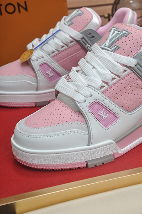 ルイ・ヴィトン lvトレイナー ライン スニーカー ブラウン shoes073 (复制)