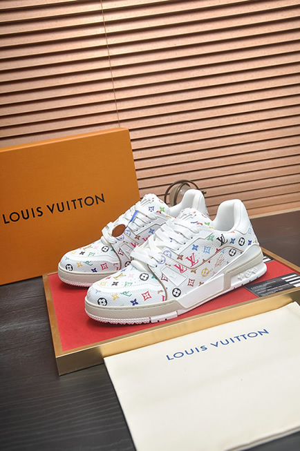 ルイ・ヴィトン lvトレイナー ライン スニーカー カーキ モノグラム shoes074 (复制)