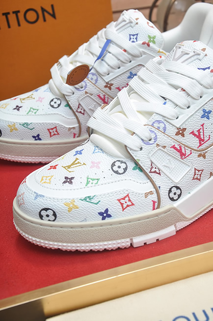 ルイ・ヴィトン lvトレイナー ライン スニーカー カーキ モノグラム shoes074 (复制)