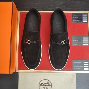 エルメス モカシン 《パリ》 スエード マリン shoes084 (复制)