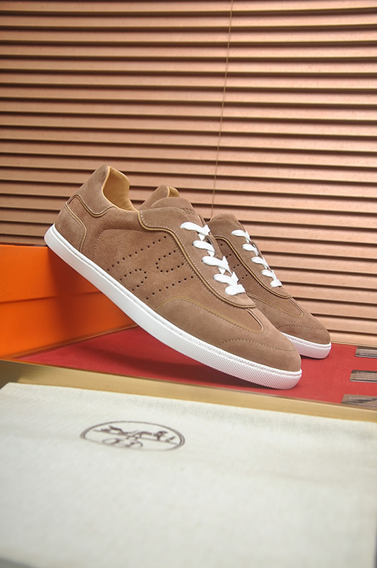 エルメス スニーカー ヴォルテージ キャメル shoes088