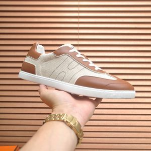 エルメス スニーカー ヴォルテージ ゴールド/トワル shoes090