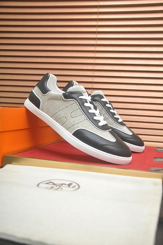 エルメス スニーカー ヴォルテージ ブラック/トワル shoes091