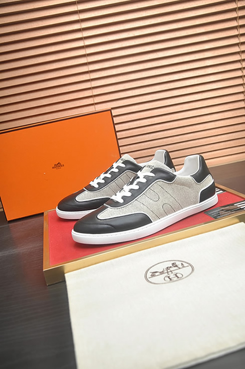 エルメス スニーカー ヴォルテージ ブラック/トワル shoes091