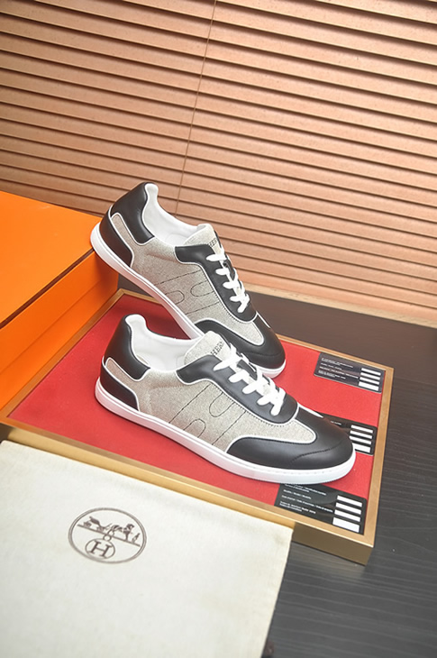 エルメス スニーカー ヴォルテージ ブラック/トワル shoes091