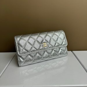 シャネル フラップ ウォレット ラムスキン ピンク g金具 chg2955 (复制)