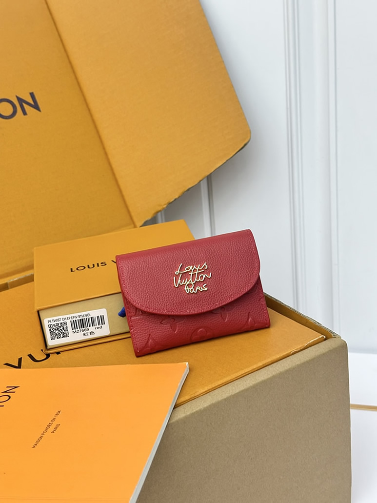 ルイ・ヴィトン ポルトフォイュ・ヴィクトリーヌ レッド g金具 m60017 (复制)