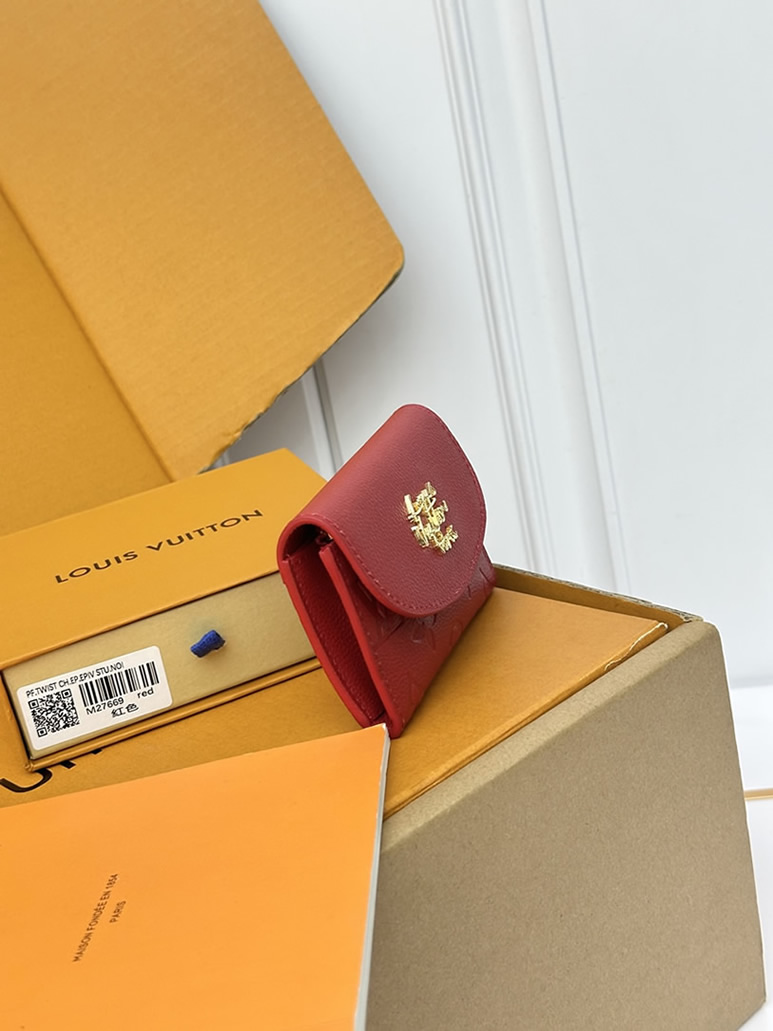 ルイ・ヴィトン ポルトフォイュ・ヴィクトリーヌ レッド g金具 m60017 (复制)