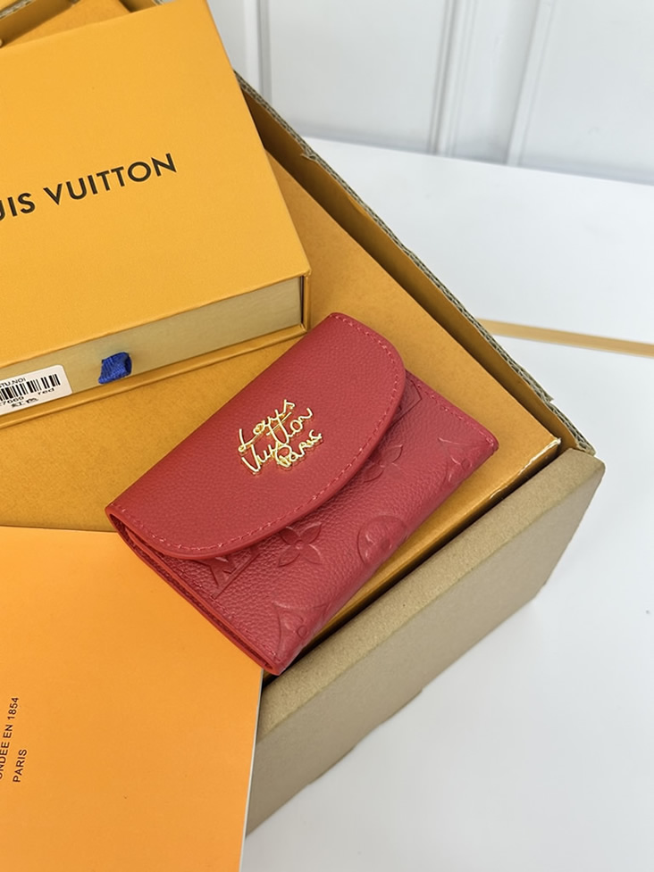 ルイ・ヴィトン ポルトフォイュ・ヴィクトリーヌ レッド g金具 m60017 (复制)