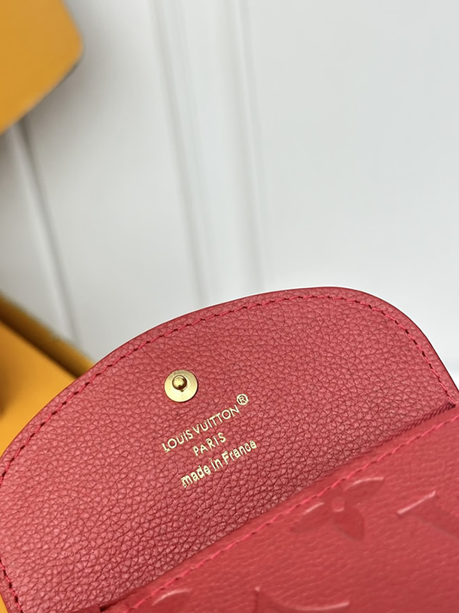 ルイ・ヴィトン ポルトフォイュ・ヴィクトリーヌ レッド g金具 m27669