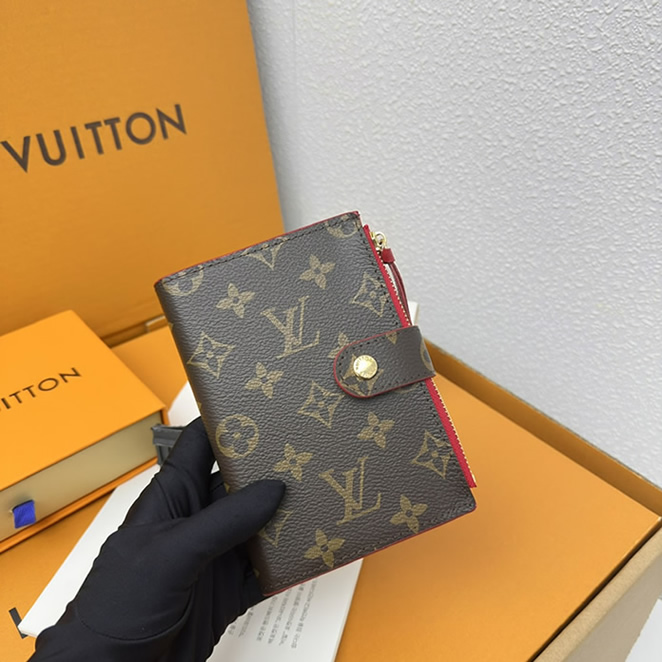 ルイ・ヴィトン ポルトフォイユ・ジュリエット モノグラム フューシャ m58109