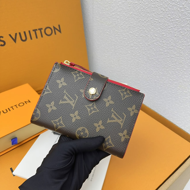 ルイ・ヴィトン ポルトフォイユ・ジュリエット モノグラム フューシャ m58109