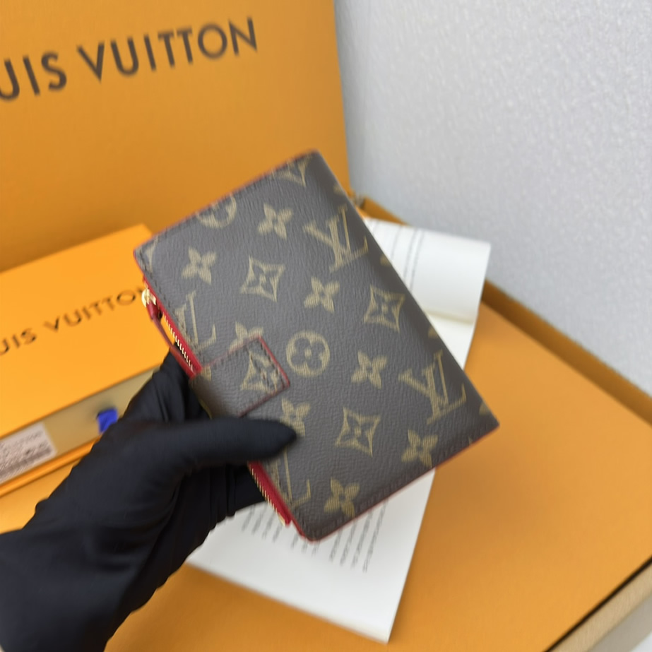 ルイ・ヴィトン ポルトフォイユ・ジュリエット モノグラム フューシャ m58109