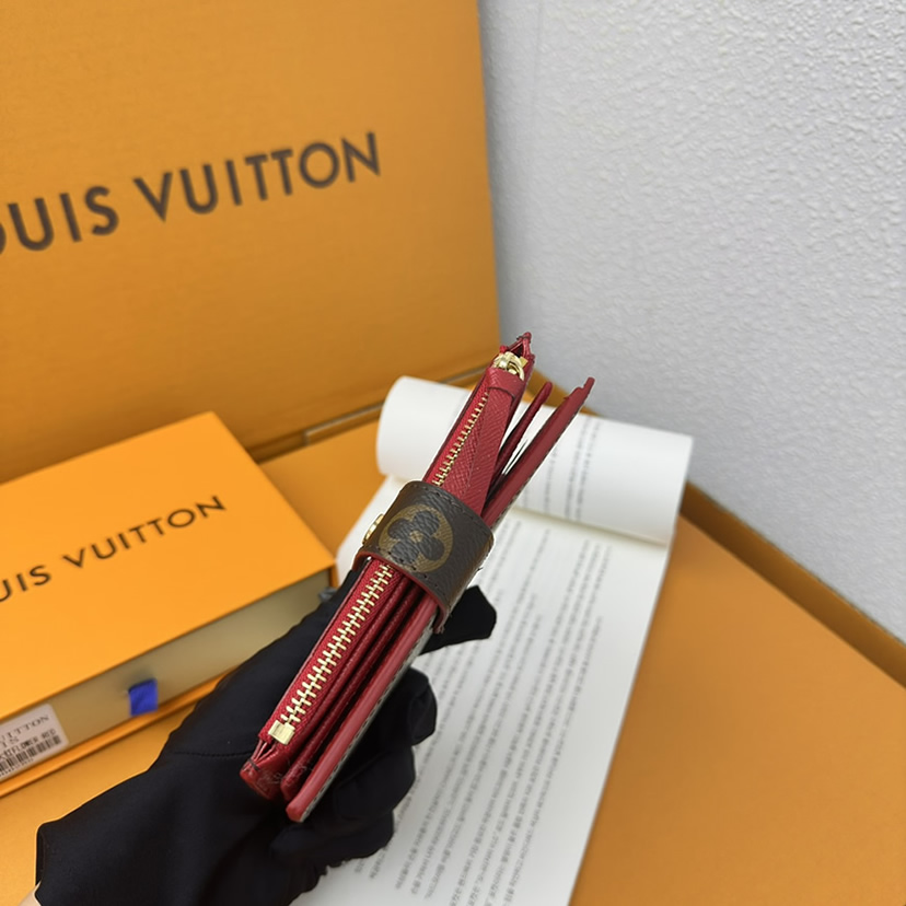 ルイ・ヴィトン ポルトフォイユ・ジュリエット モノグラム フューシャ m58109