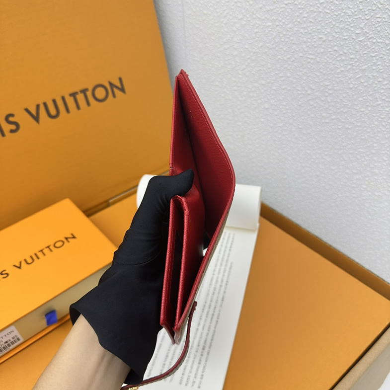 ルイ・ヴィトン ポルトフォイユ・ジュリエット モノグラム フューシャ m58109