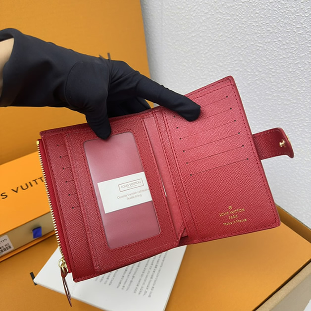 ルイ・ヴィトン ポルトフォイユ・ジュリエット モノグラム フューシャ m58109