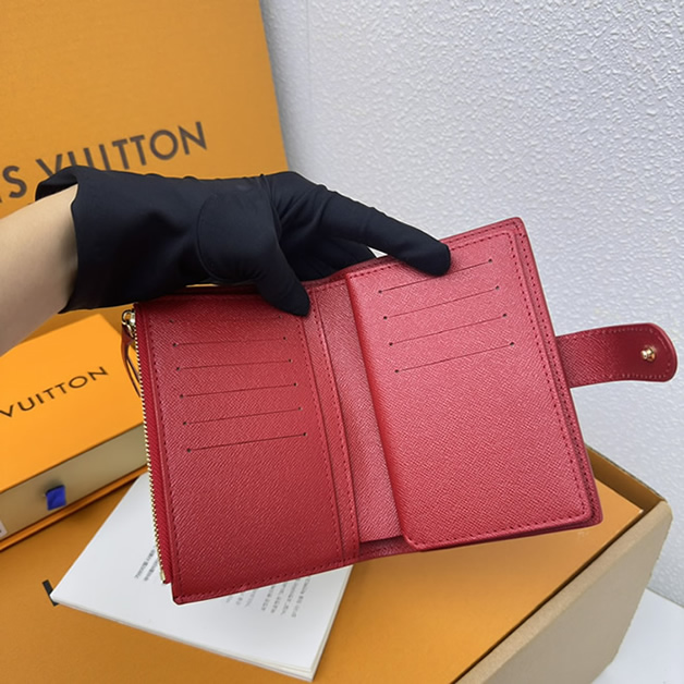 ルイ・ヴィトン ポルトフォイユ・ジュリエット モノグラム フューシャ m58109