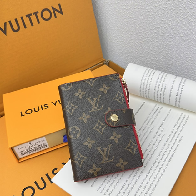 ルイ・ヴィトン ポルトフォイユ・ジュリエット モノグラム フューシャ m58109