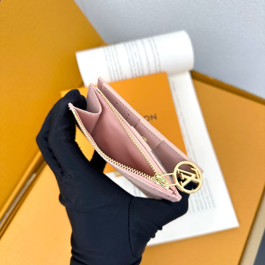 ルイ・ヴィトン ポルトフォイユ・ロザリ モノグラム・アンプラント ローズ・バレリーヌ m82381