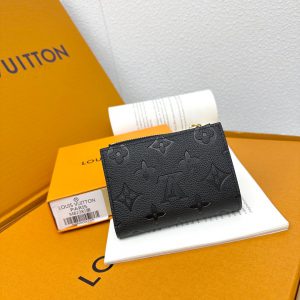 ルイ・ヴィトン ポルトフォイユ・ロザリ モノグラム・アンプラント ノワール m82381