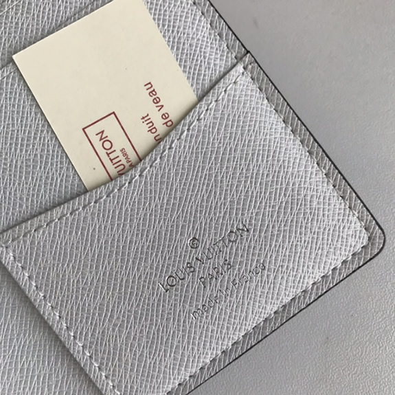 ルイ・ヴィトン オーガナイザー・ドゥ ポッシュ モノグラム・エクリプス ホワイト スカーフ ワーク・ウェア カードケース M67817 - 画像 (7)