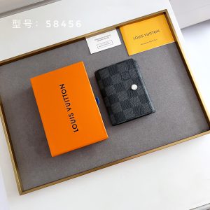 ルイ・ヴィトン アンヴェロップ・カルト ドゥ ヴィジット ダミエ・グラフィット カードケース 名刺入れ M58456