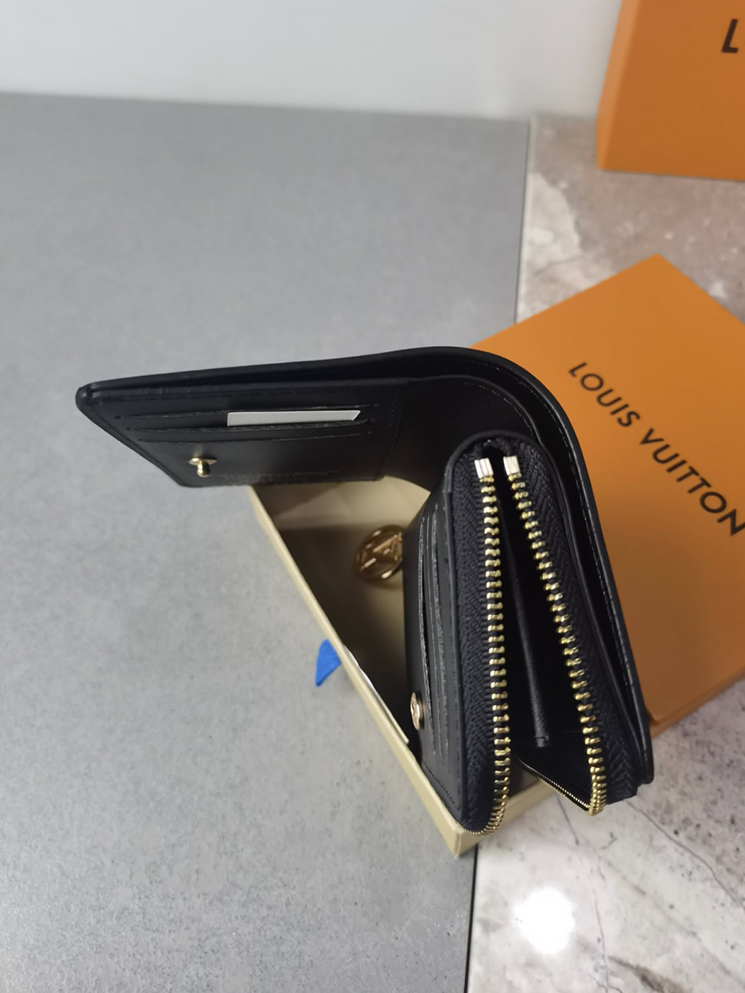 ルイ・ヴィトン ジッピー・コイン パース モノグラム・マルチカラー ノワール 小銭入れ 財布 M13829 - 画像 (7)