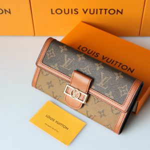 ルイ・ヴィトン ポルトフォイユ・ドーフィーヌ モノグラム・リバース 長財布 M68723