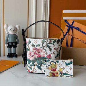 ルイ・ヴィトン モノグラム・ブロッサム ネオノエ ＆ ポーチ ホワイト M29067